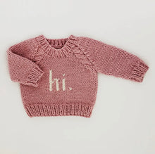 Load image into Gallery viewer, hi. sweater in pink