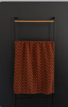 Load image into Gallery viewer, Rust Mudcloth Swaddle