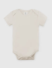 Load image into Gallery viewer, Organic Cotton Short Sleeve Onesie in Natural
