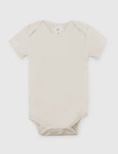 Load image into Gallery viewer, Organic Cotton Short Sleeve Onesie in Natural
