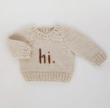Load image into Gallery viewer, hi. Sweater in Pecan