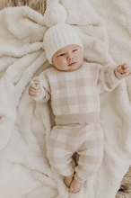 Load image into Gallery viewer, Gingham Cozy Knit Set